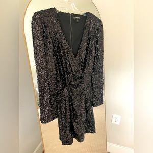 Express sparkly mini dress